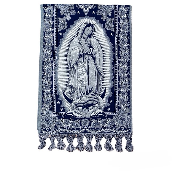 Our Lady of Guadalupe Baroque Shawl Scarf - Picture 8 of 11
